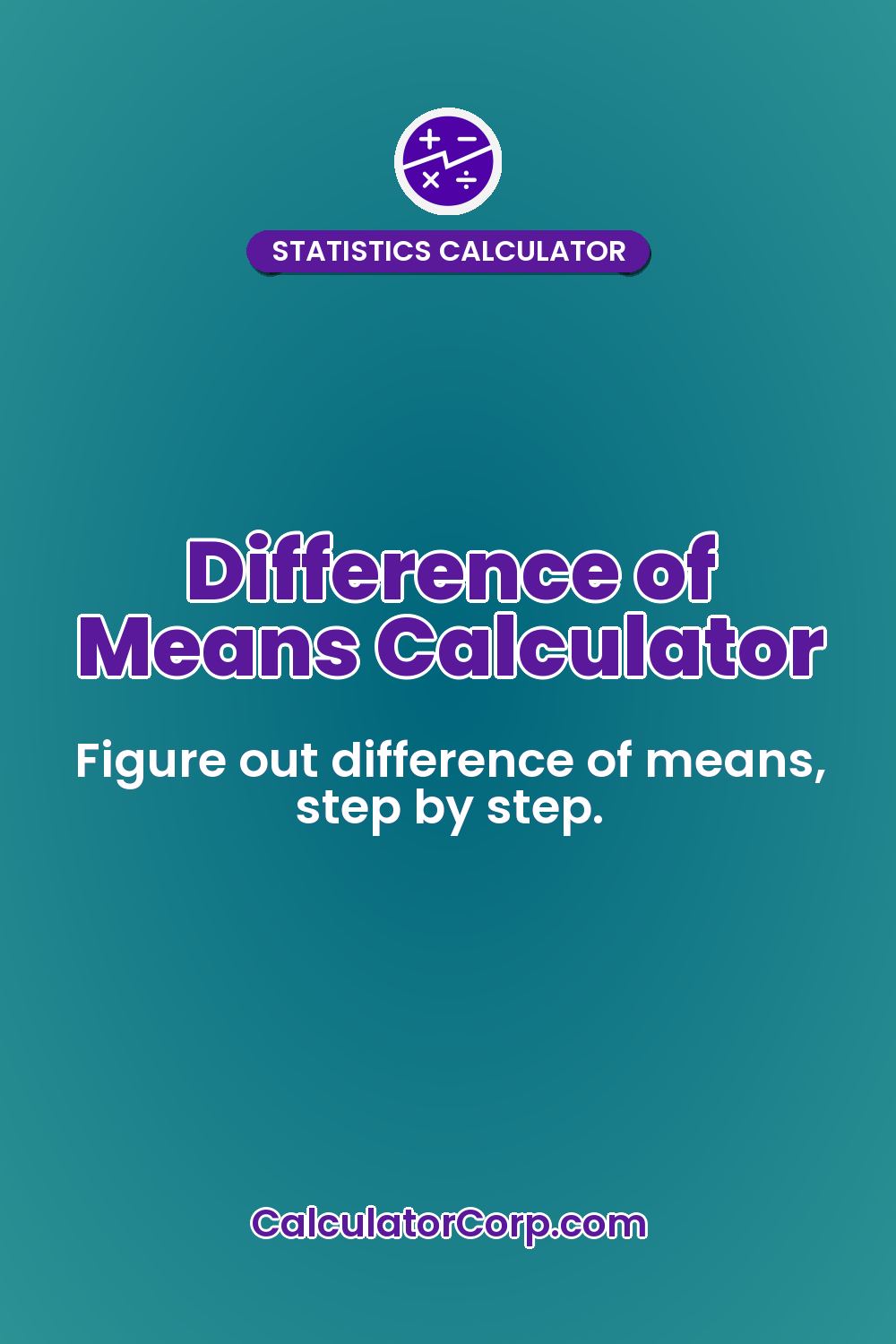 Difference of Means Calculator