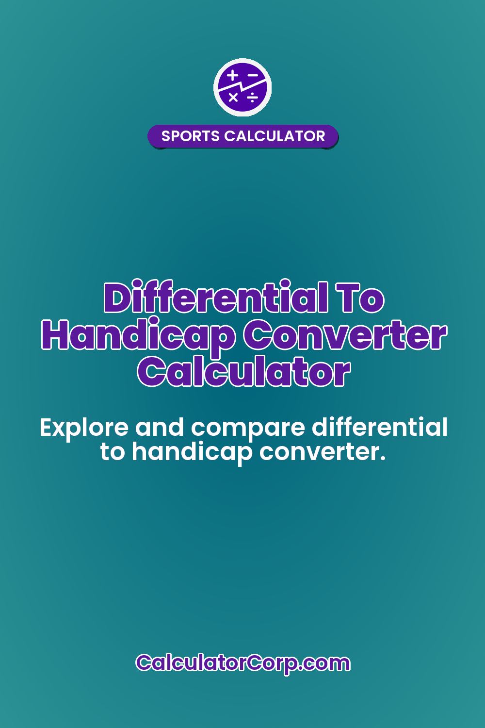 Differential To Handicap Converter Calculator