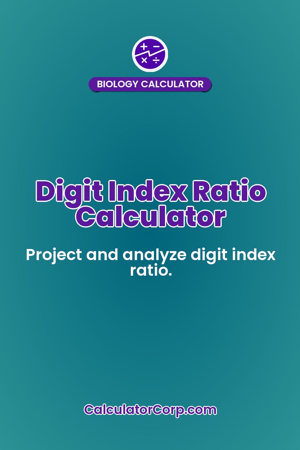 Digit Index Ratio Calculator