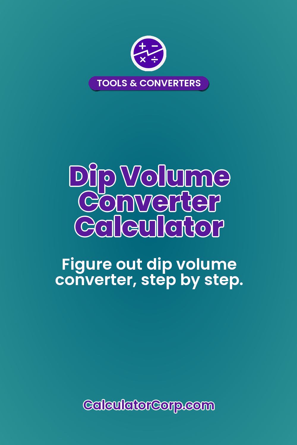 Dip Volume Converter Calculator