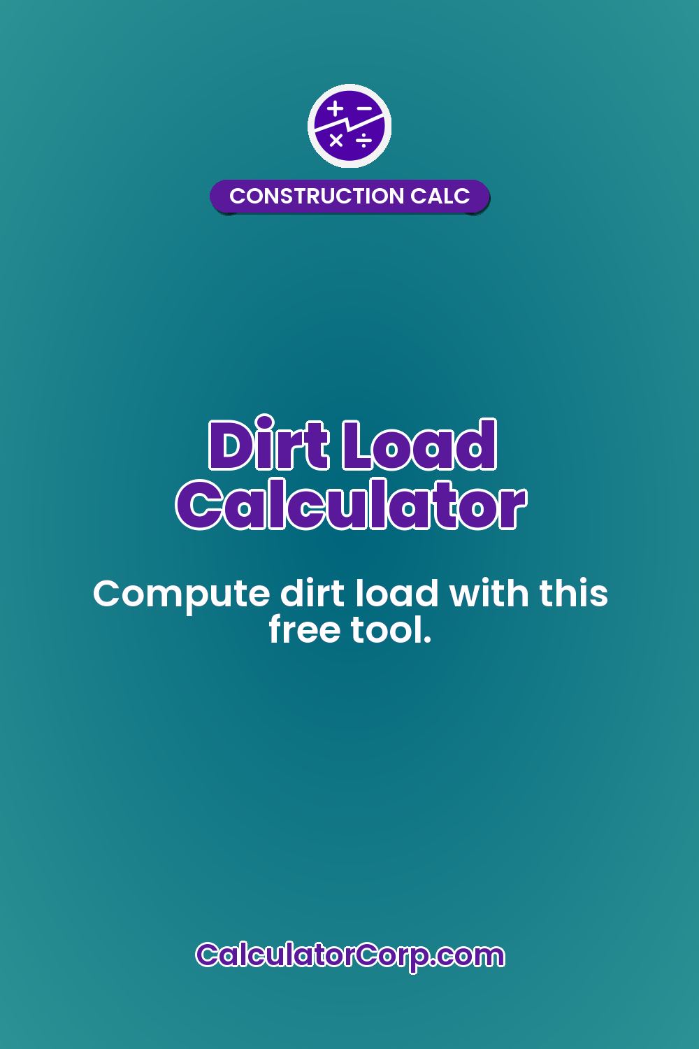 Dirt Load Calculator