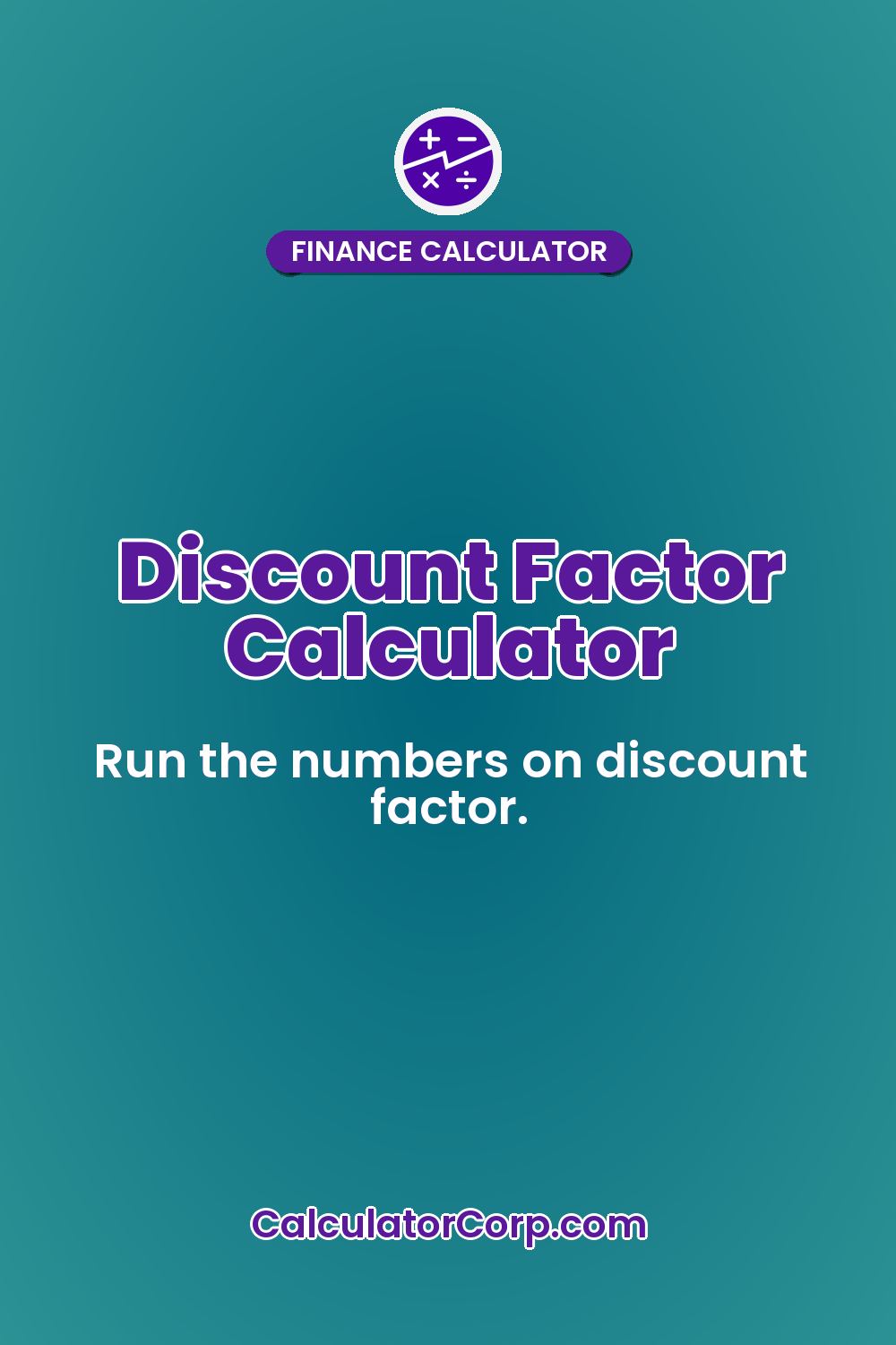 Discount Factor Calculator
