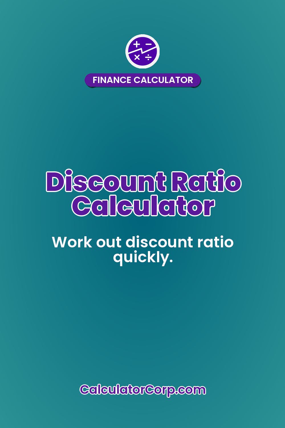 Discount Ratio Calculator