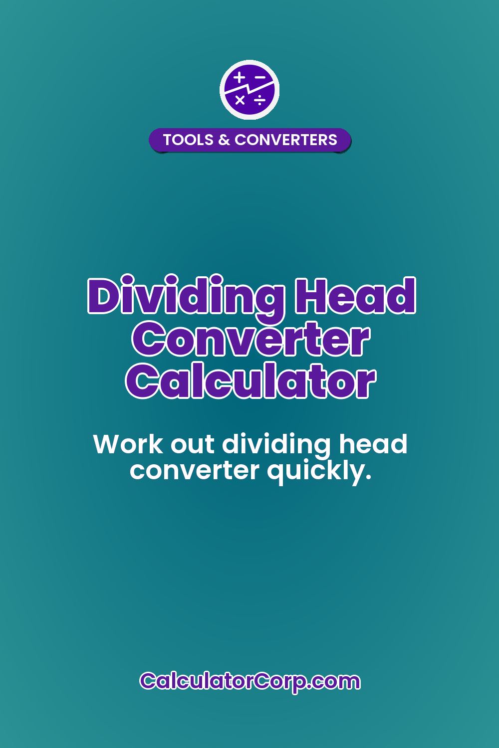 Dividing Head Converter Calculator