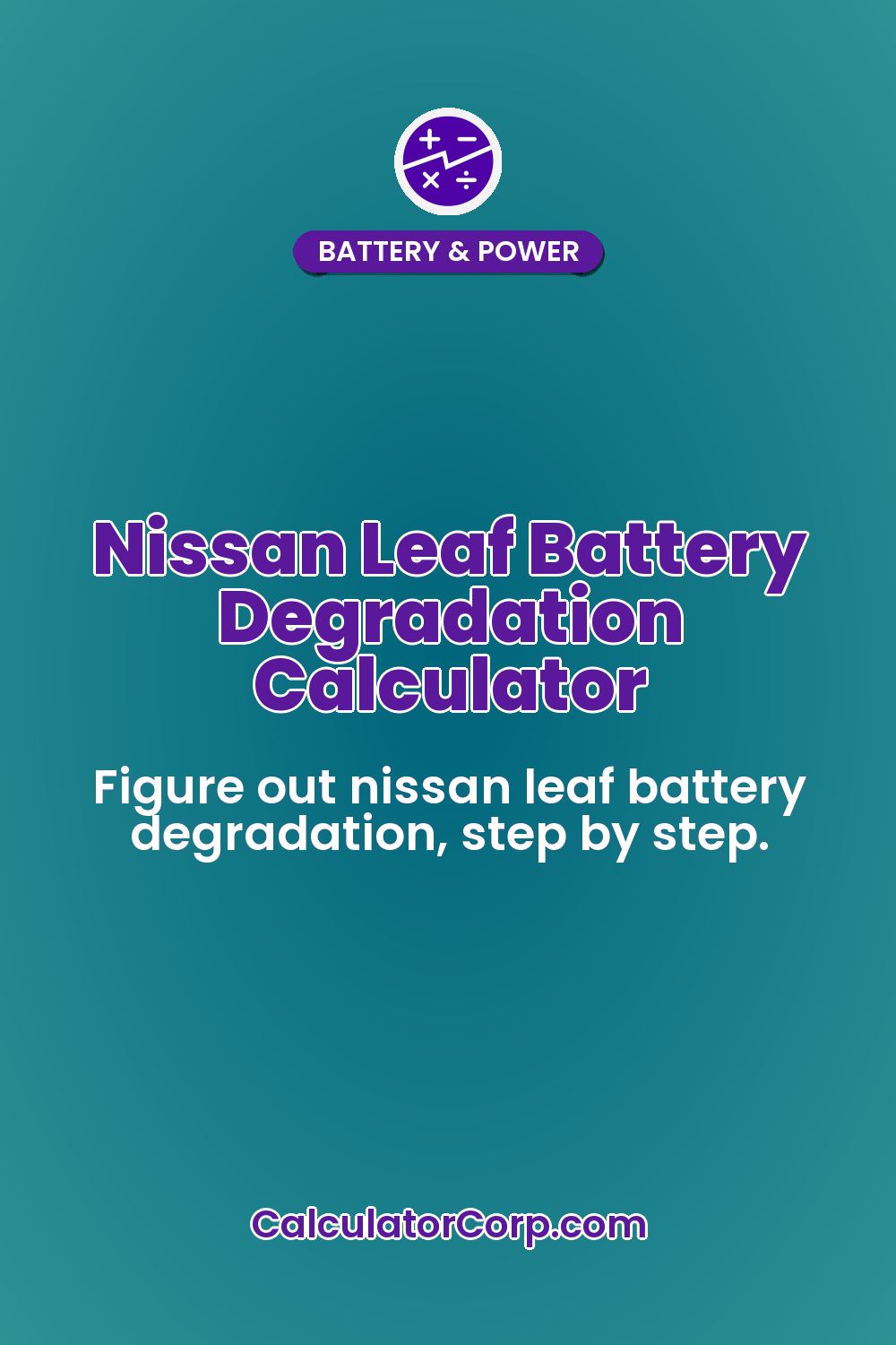 Nissan Leaf Battery Degradation Calculator