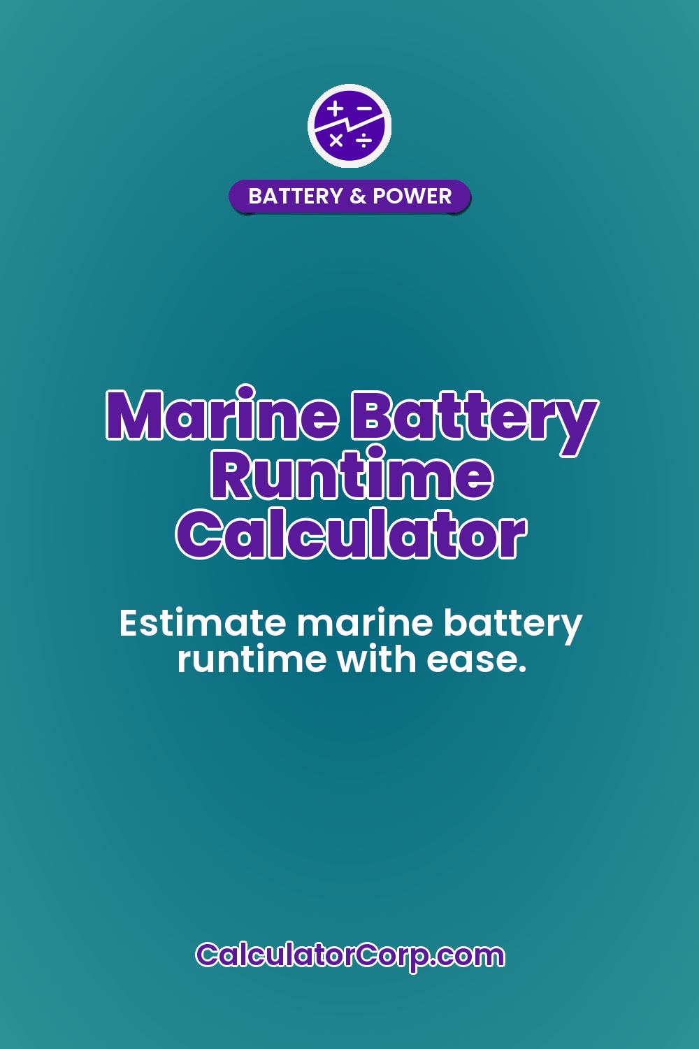 Marine Battery Runtime Calculator