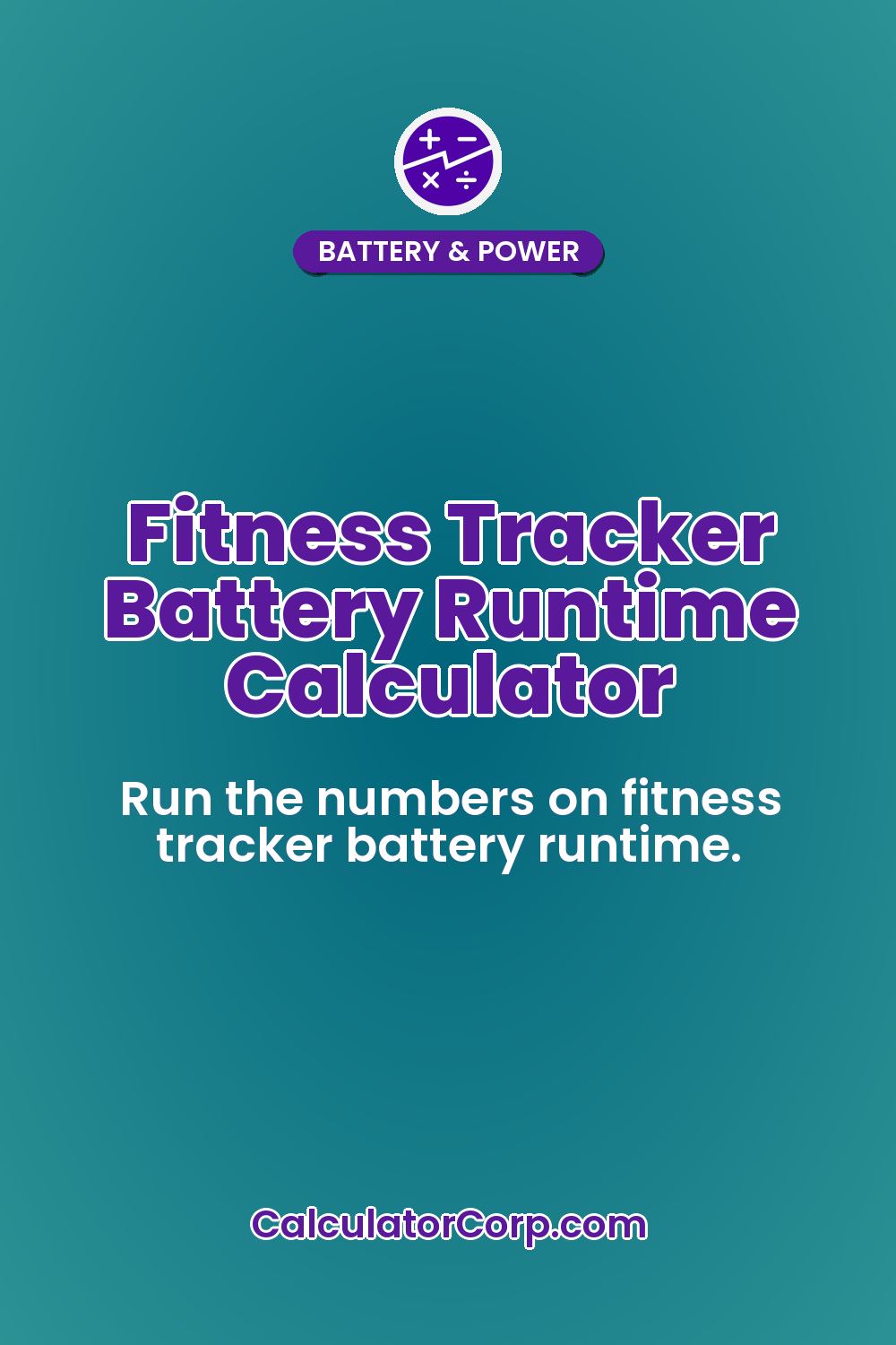 Fitness Tracker Battery Runtime Calculator