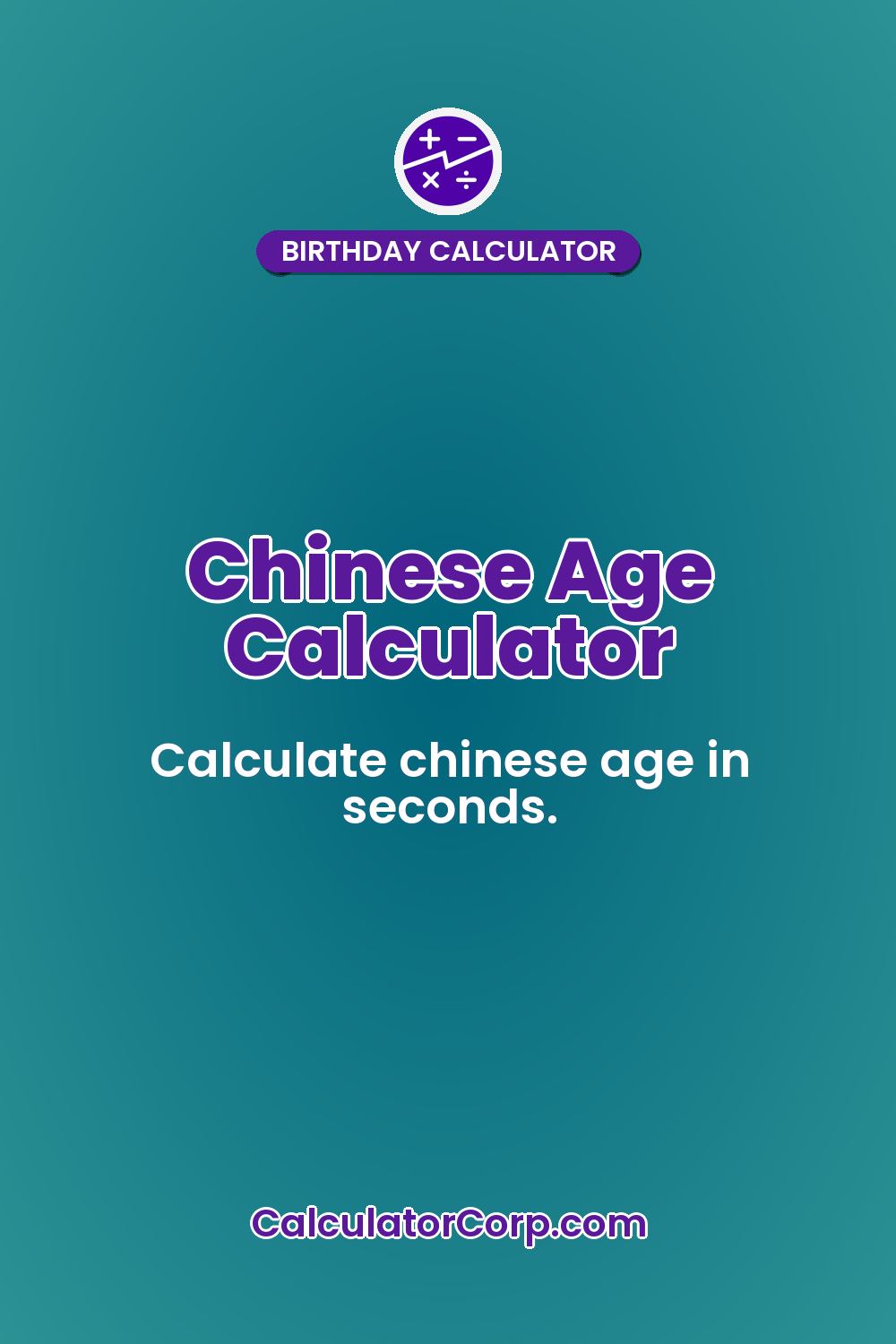 Chinese Age Calculator chinese-age-calculator