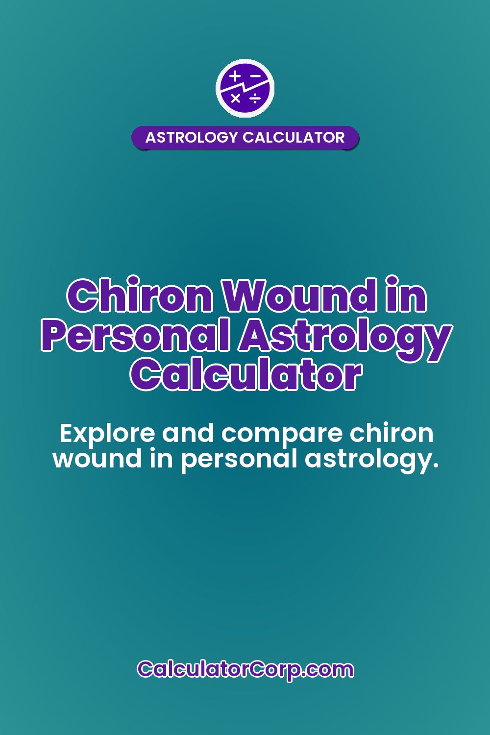 Chiron Wound in Personal Astrology Calculator
