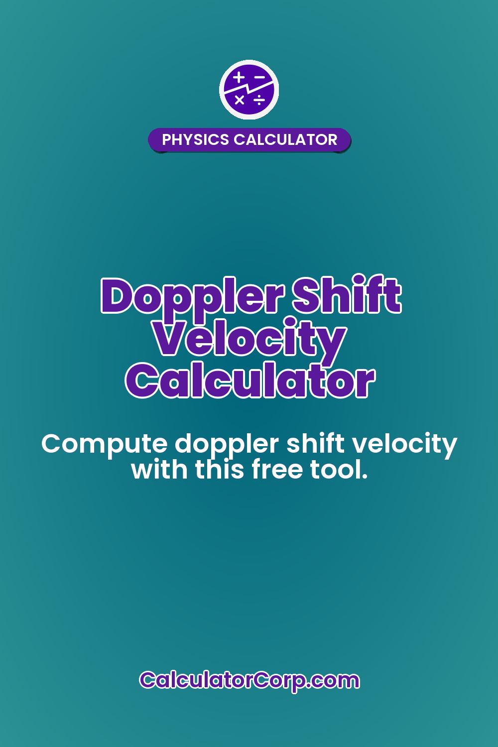 Doppler Shift Velocity Calculator