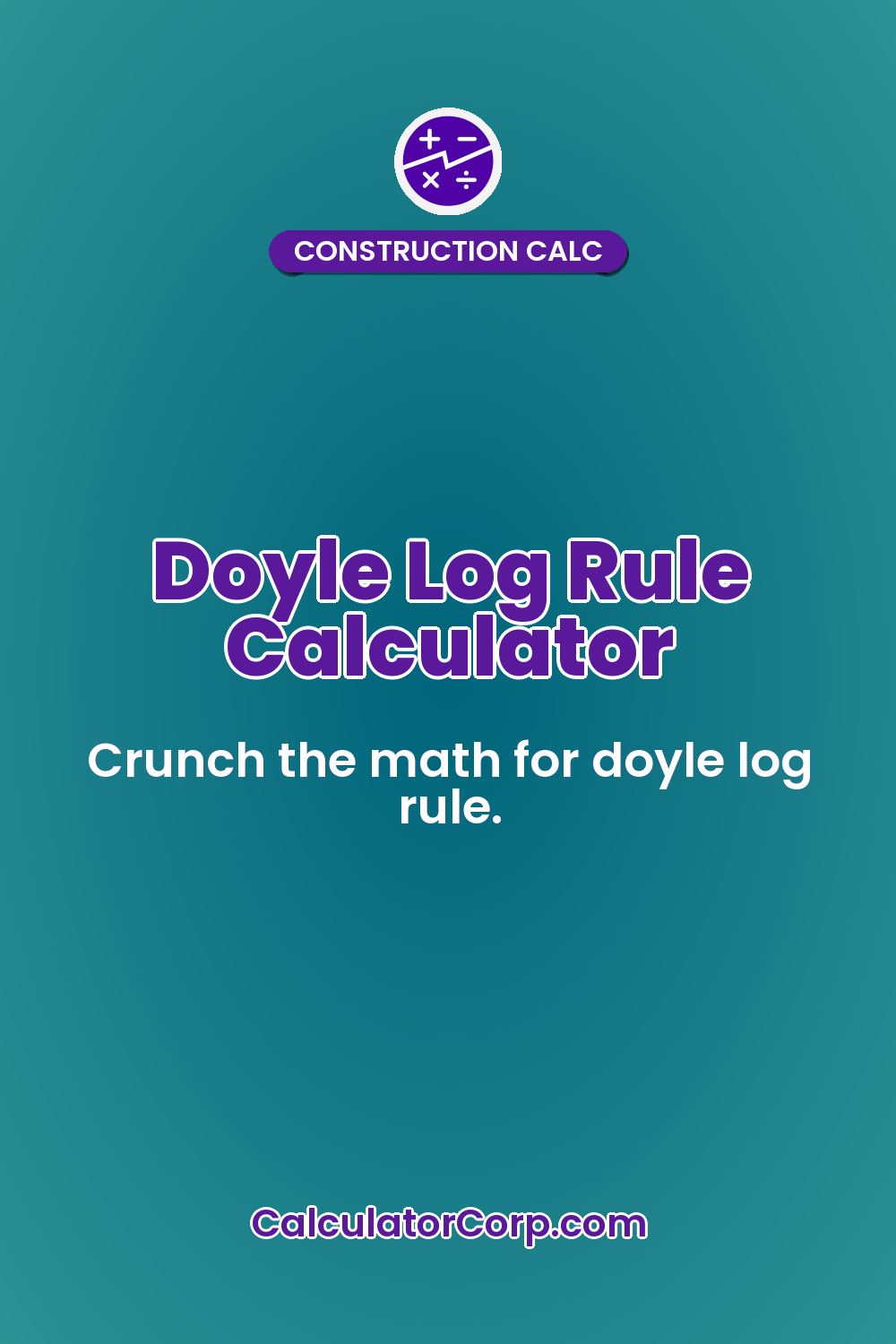 Doyle Log Rule Calculator