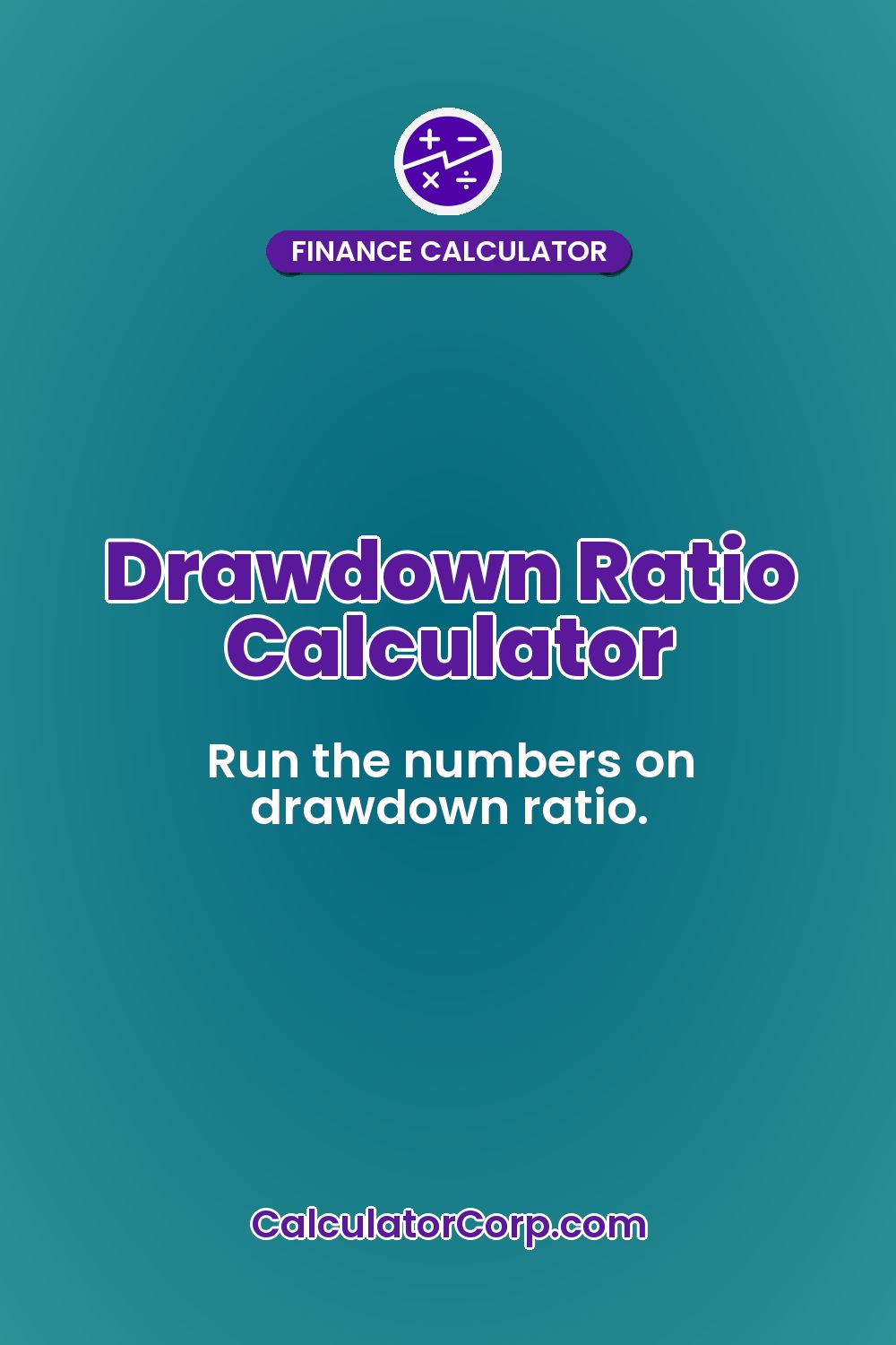Drawdown Ratio Calculator