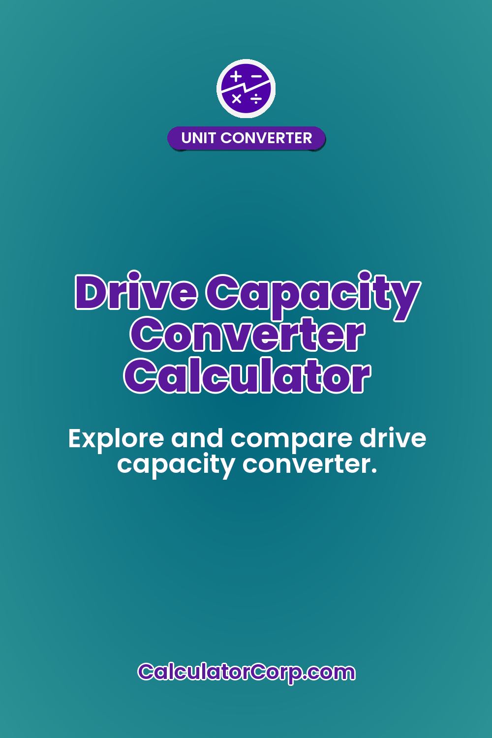 Drive Capacity Converter Calculator