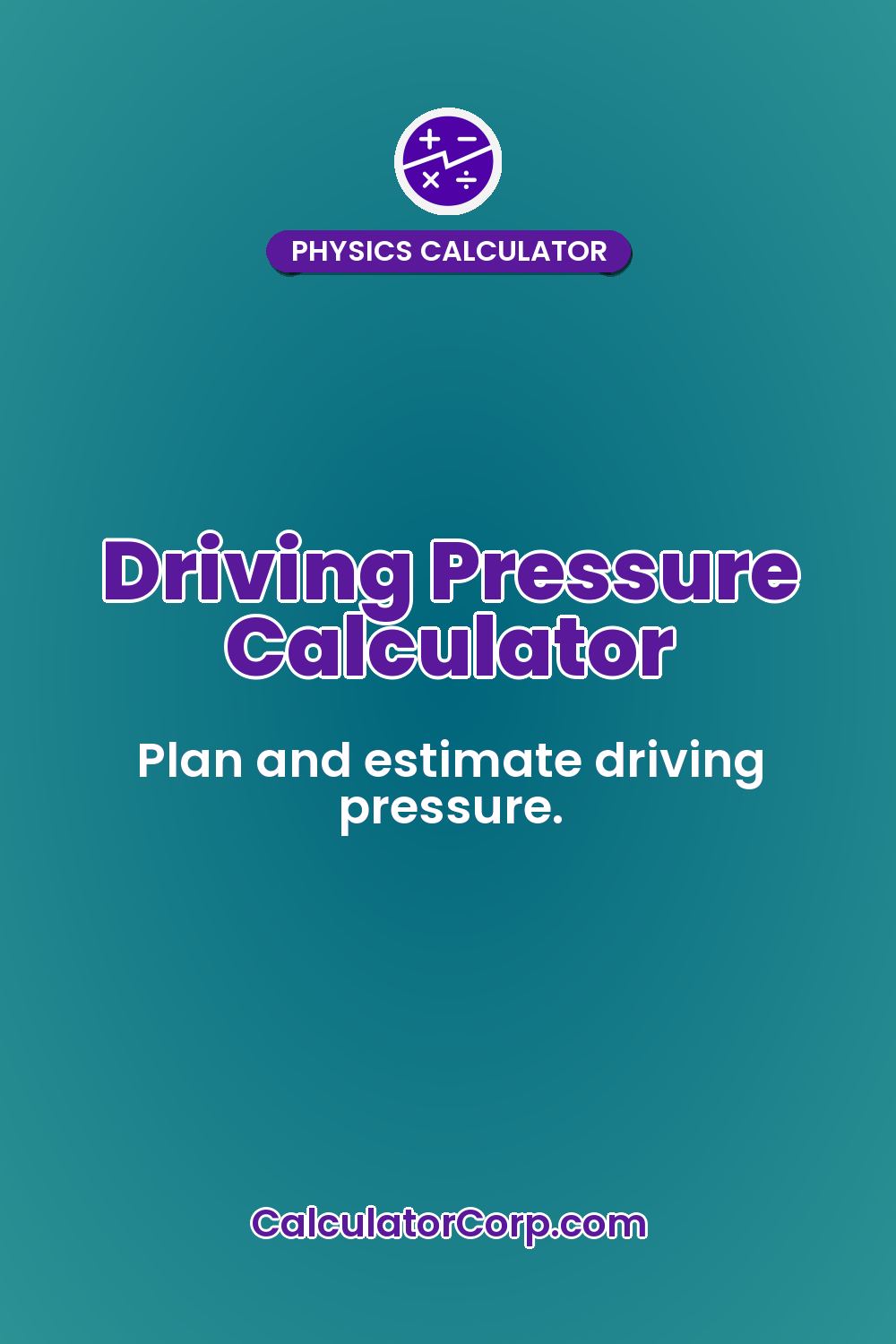 Driving Pressure Calculator