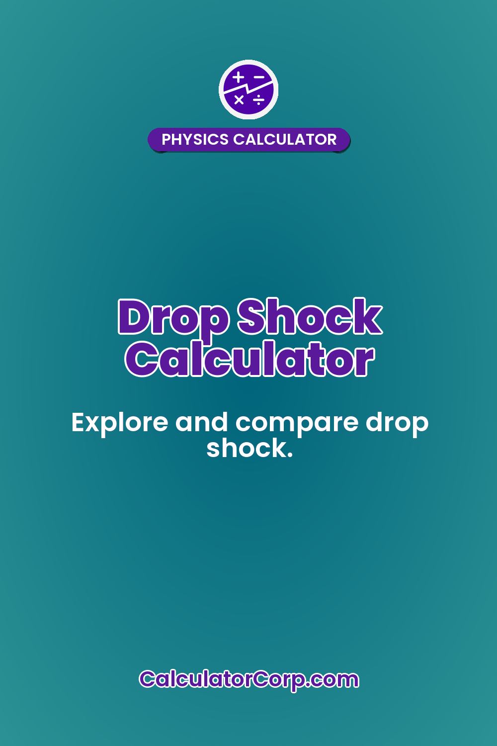 Drop Shock Calculator