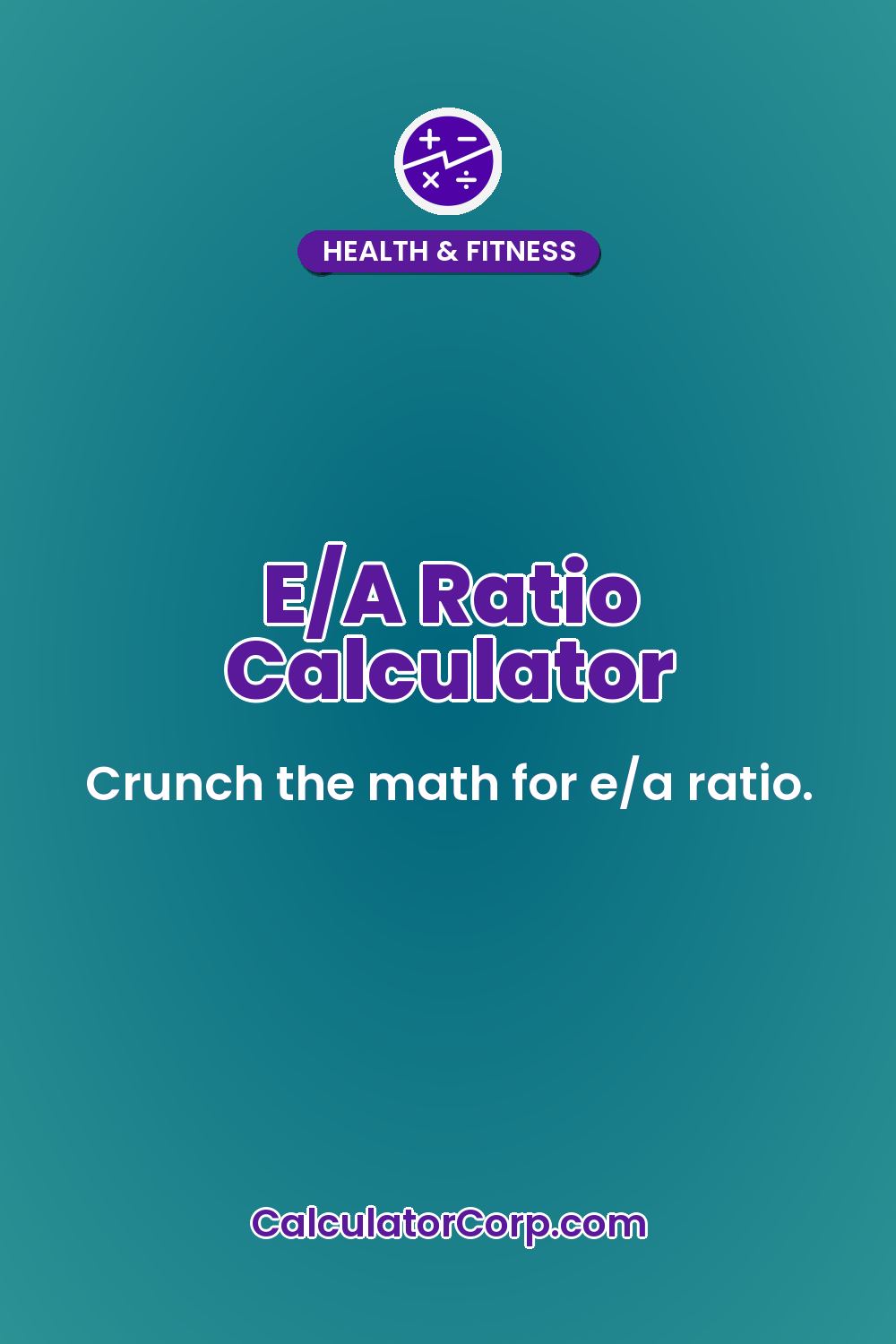 E/A Ratio Calculator