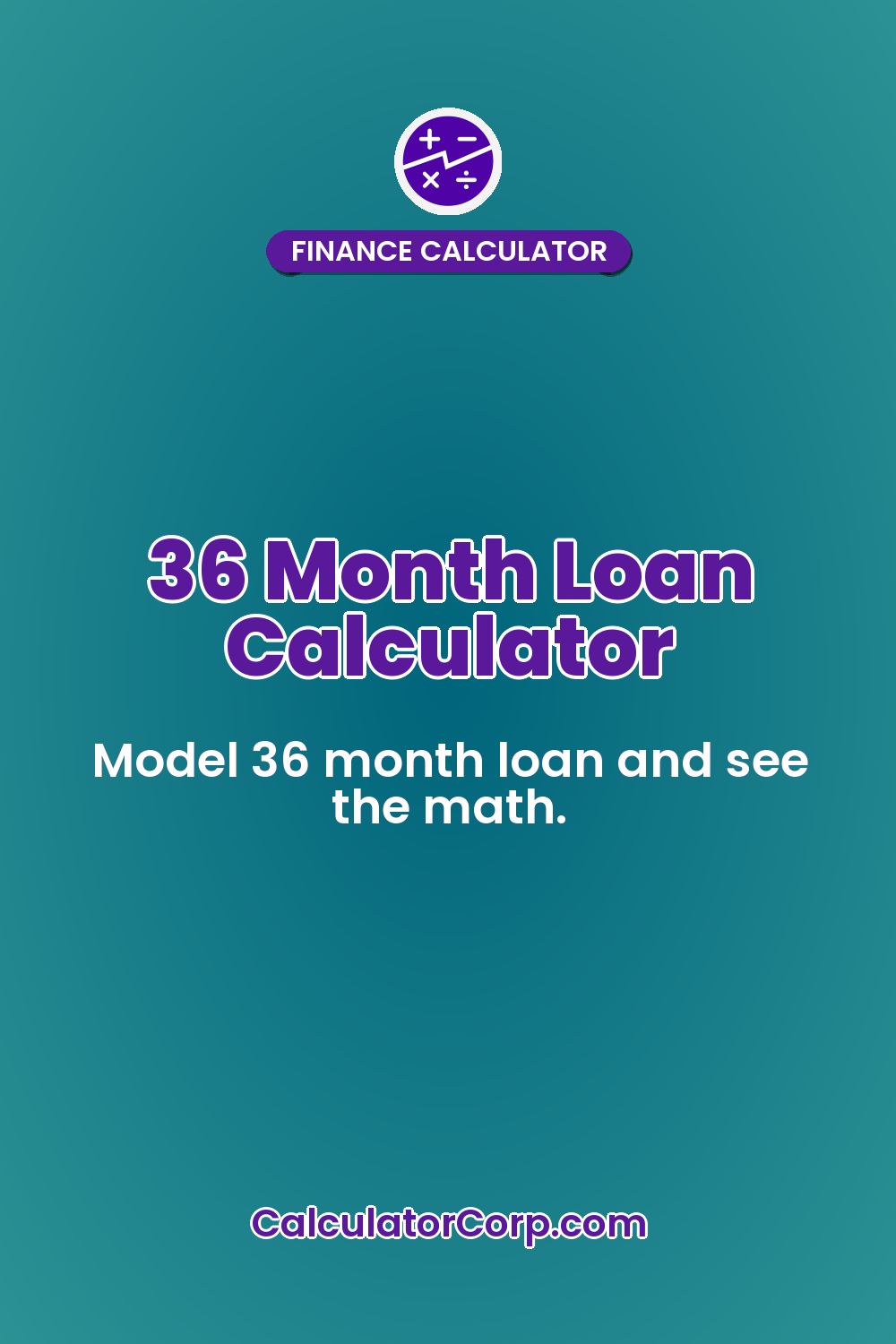 36 Month Loan Calculator