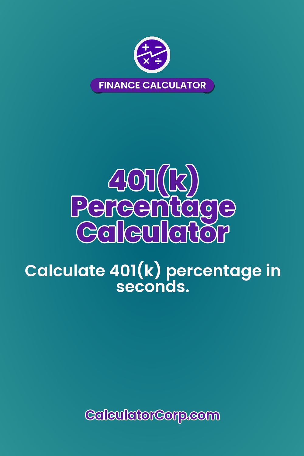 401(k) Percentage Calculator