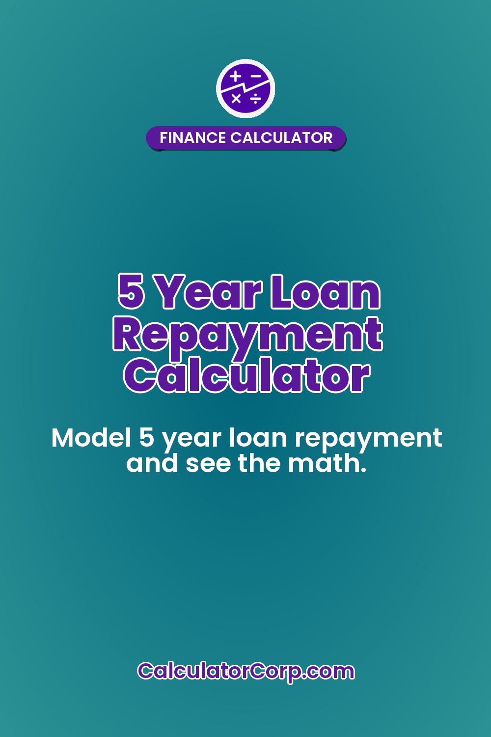 5 Year Loan Repayment Calculator