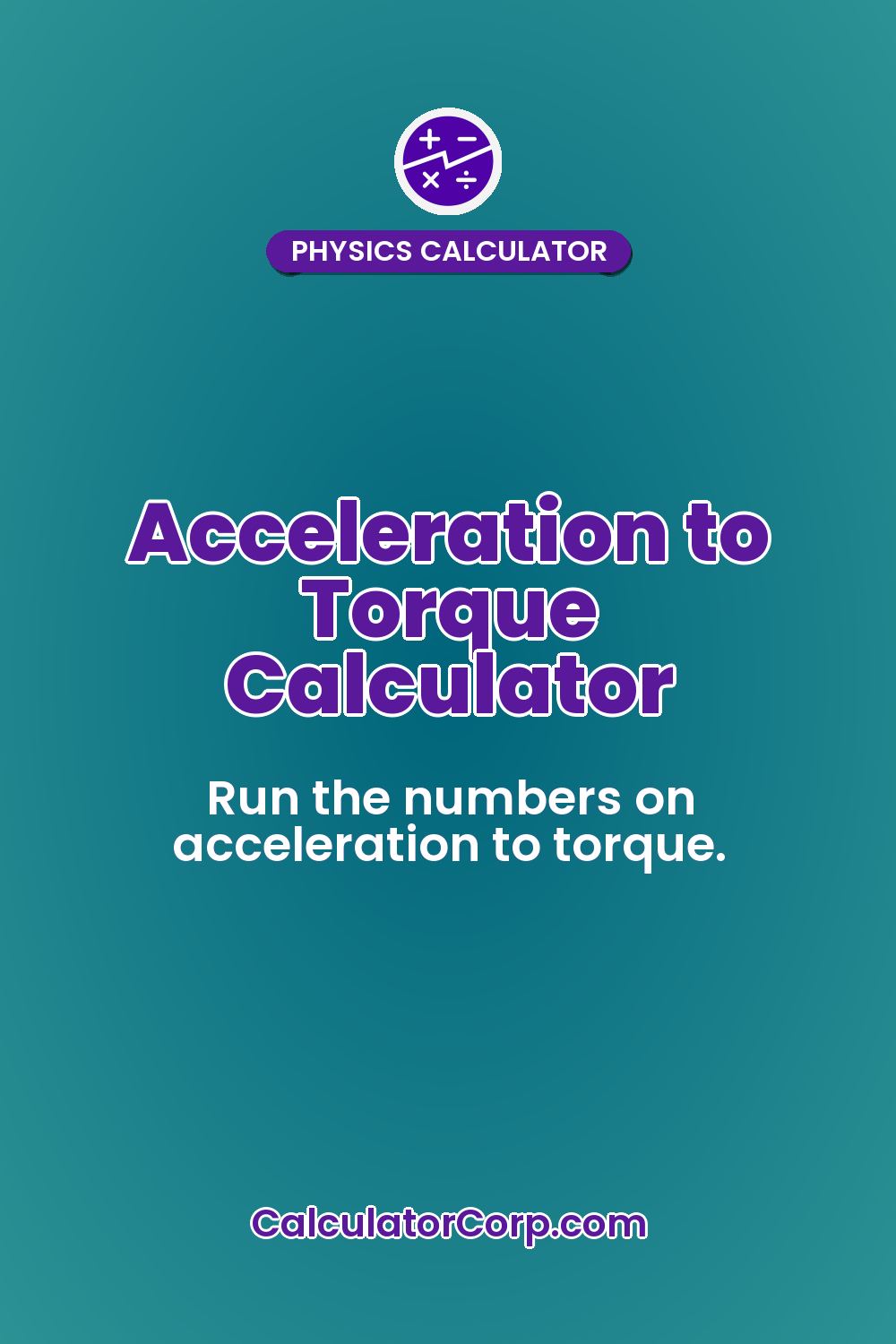 Acceleration to Torque Calculator