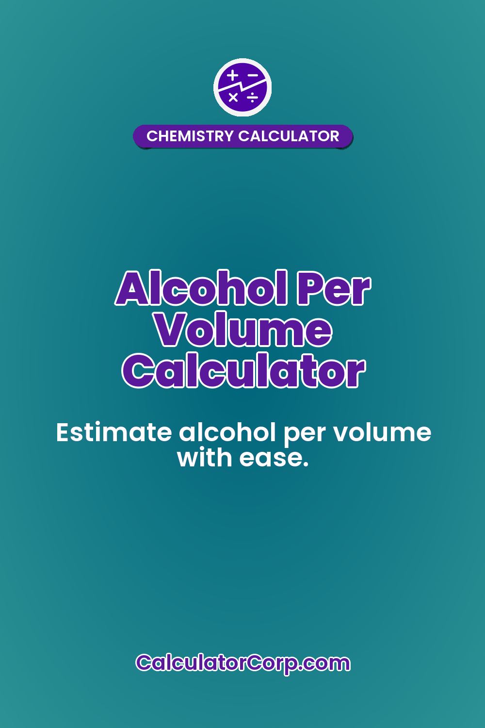 Alcohol Per Volume Calculator