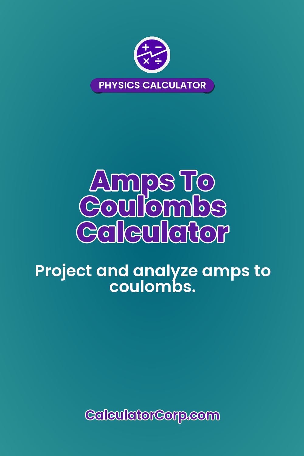 Amps To Coulombs Calculator