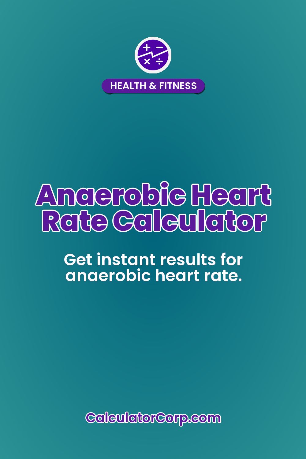 Anaerobic Heart Rate Calculator
