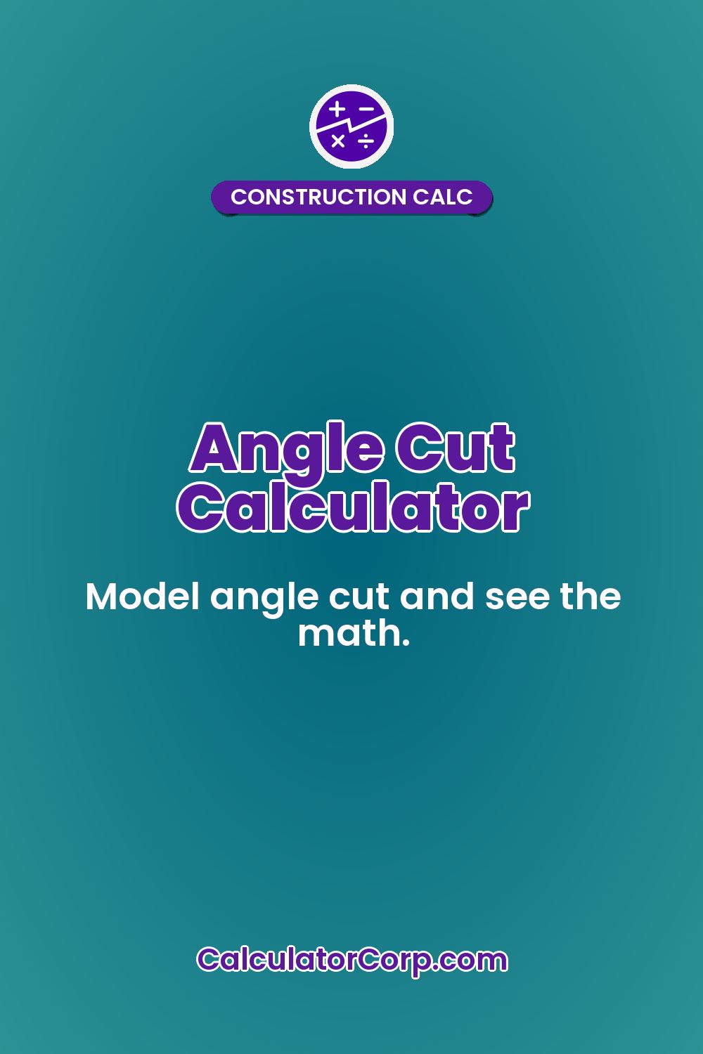Angle Cut Calculator