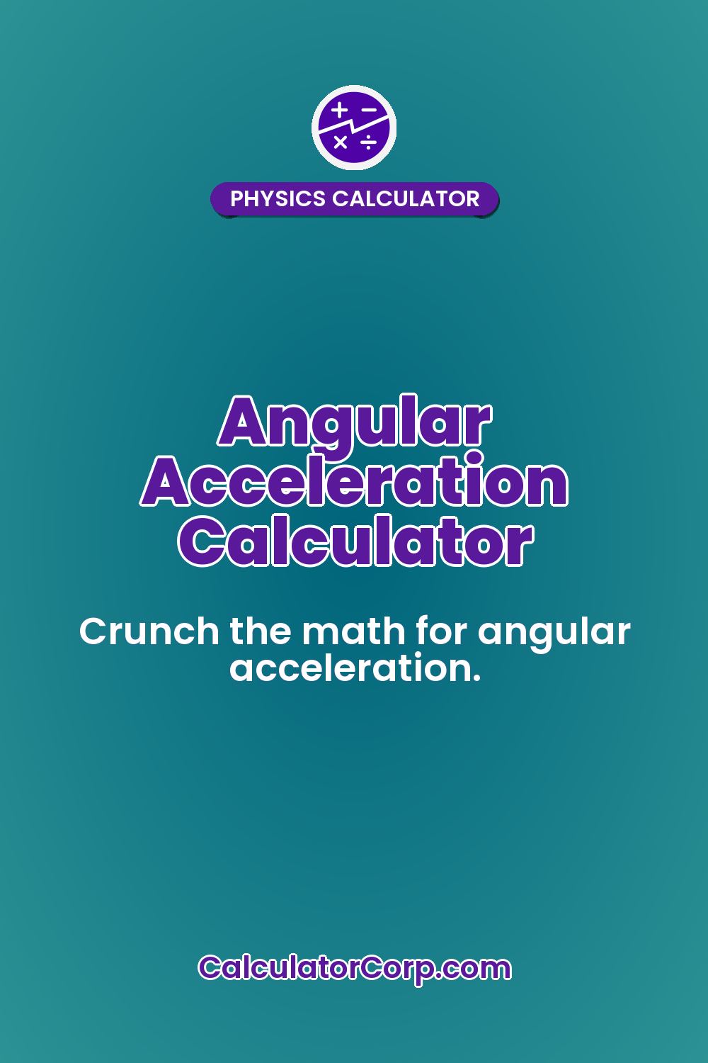 Angular Acceleration Calculator