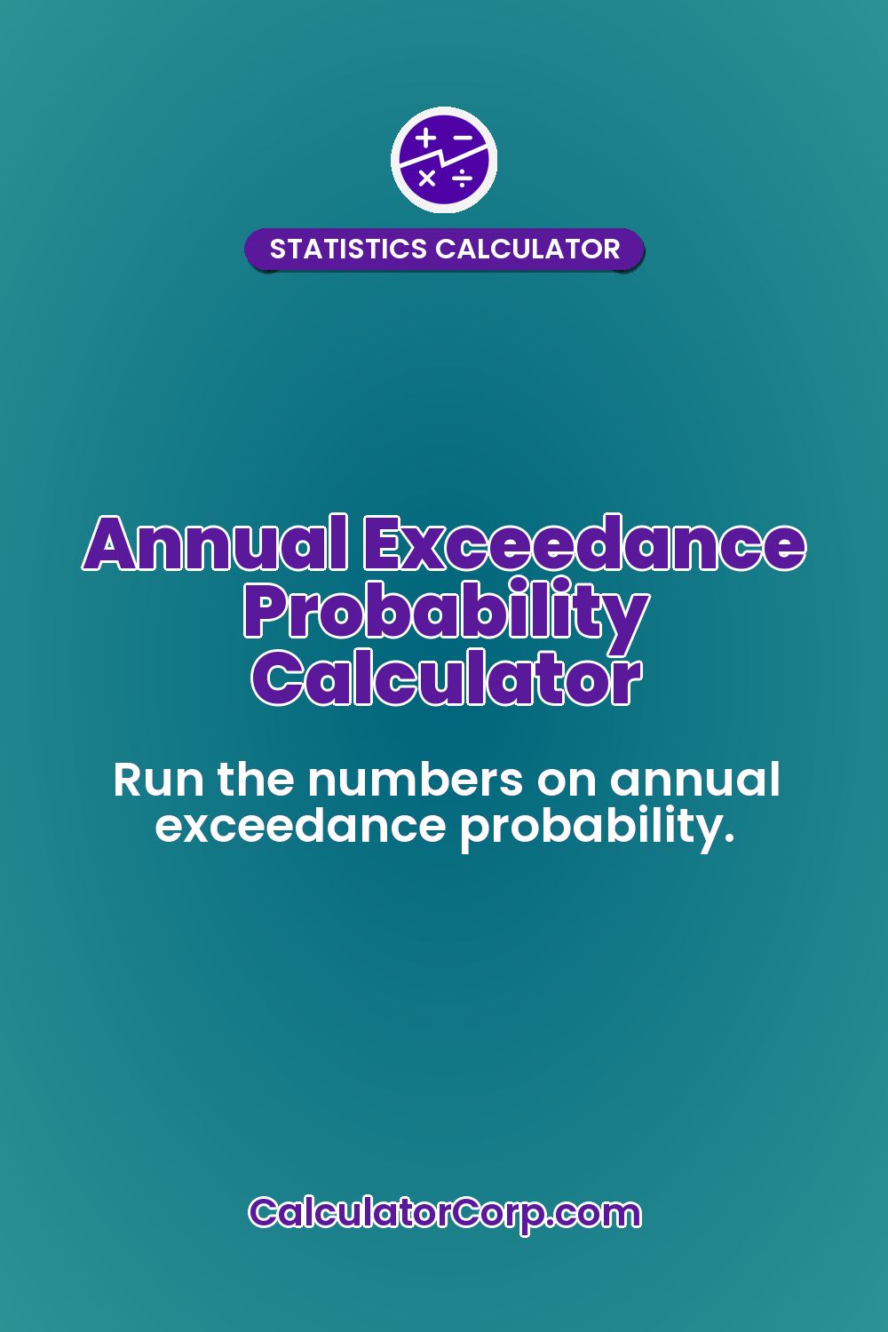 Annual Exceedance Probability Calculator