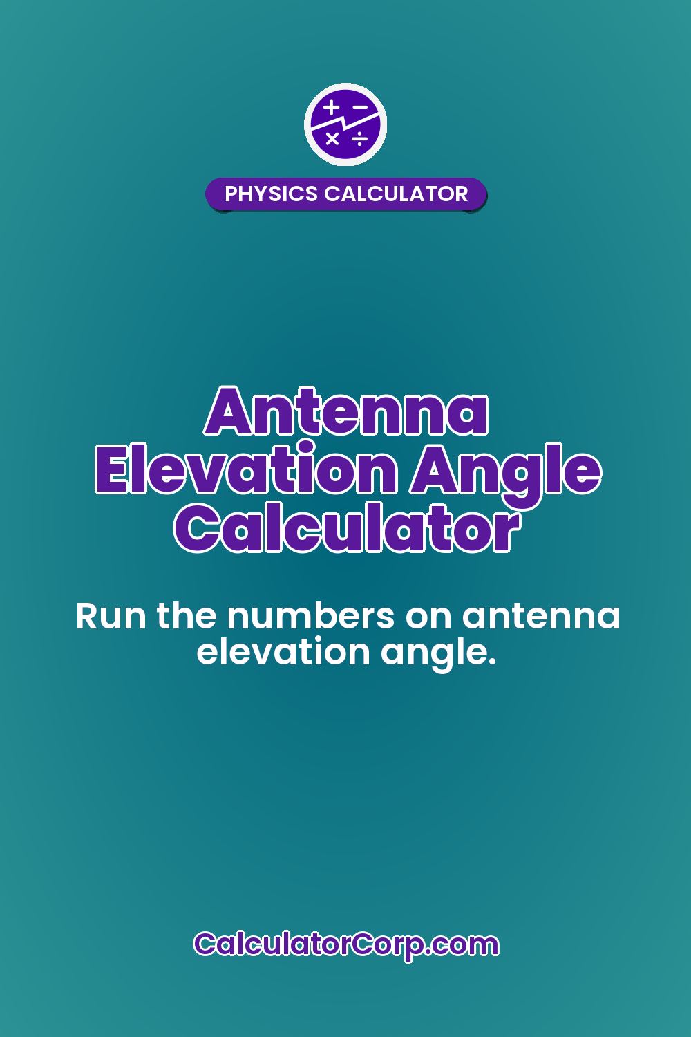 Antenna Elevation Angle Calculator