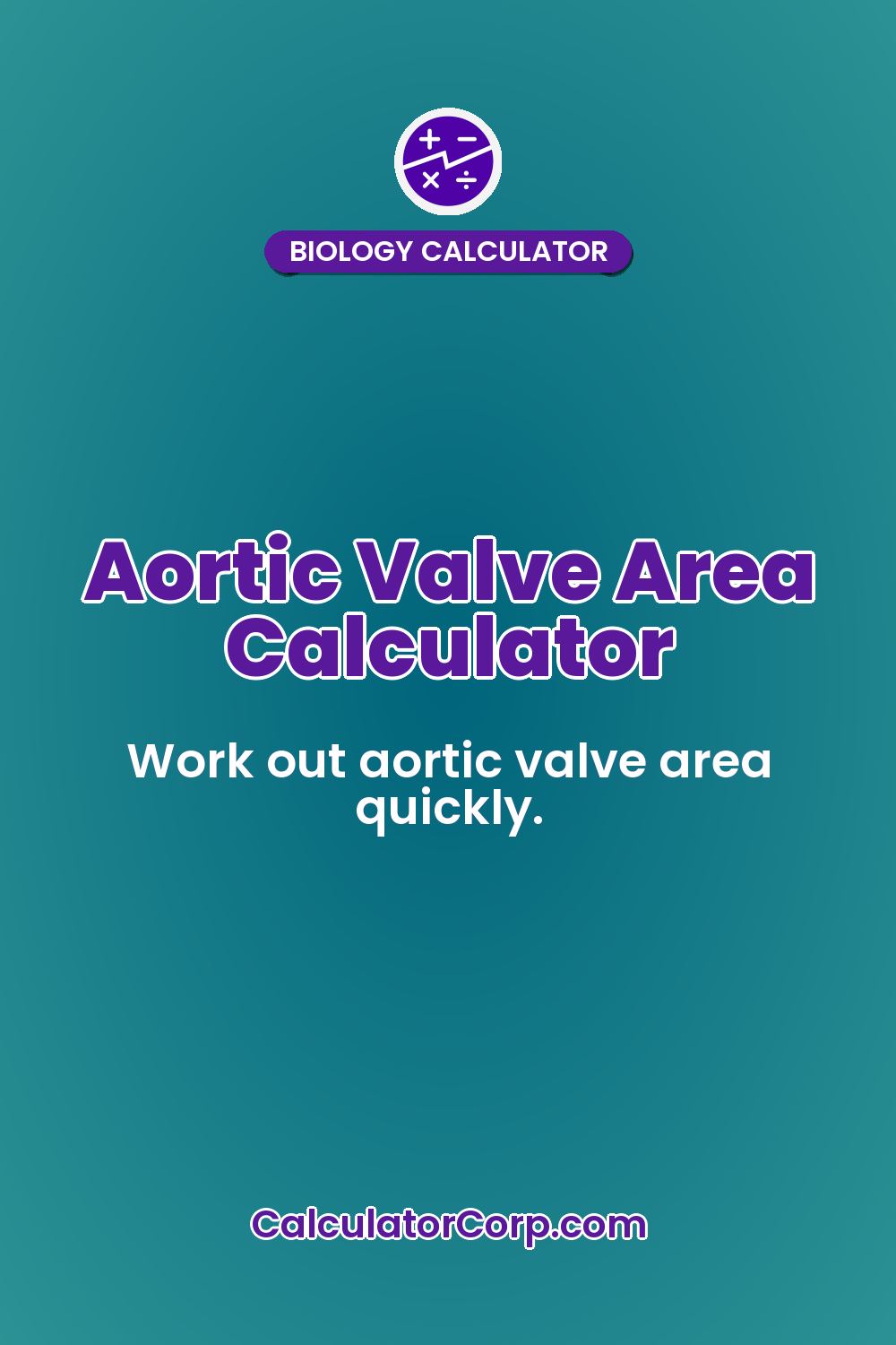 Aortic Valve Area Calculator