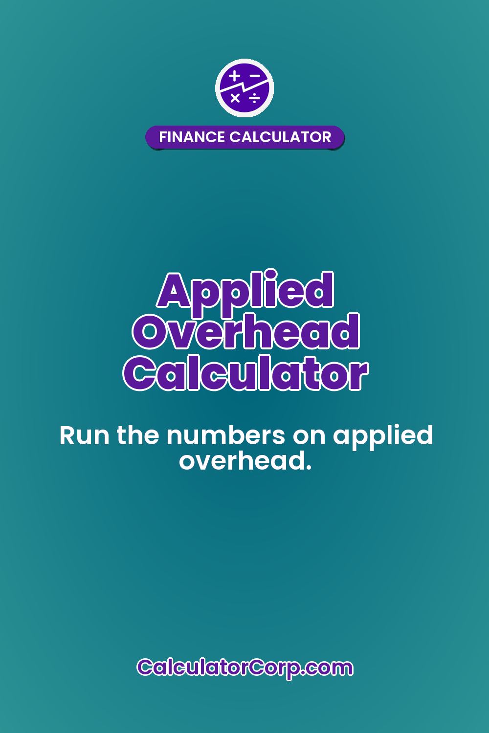 Applied Overhead Calculator
