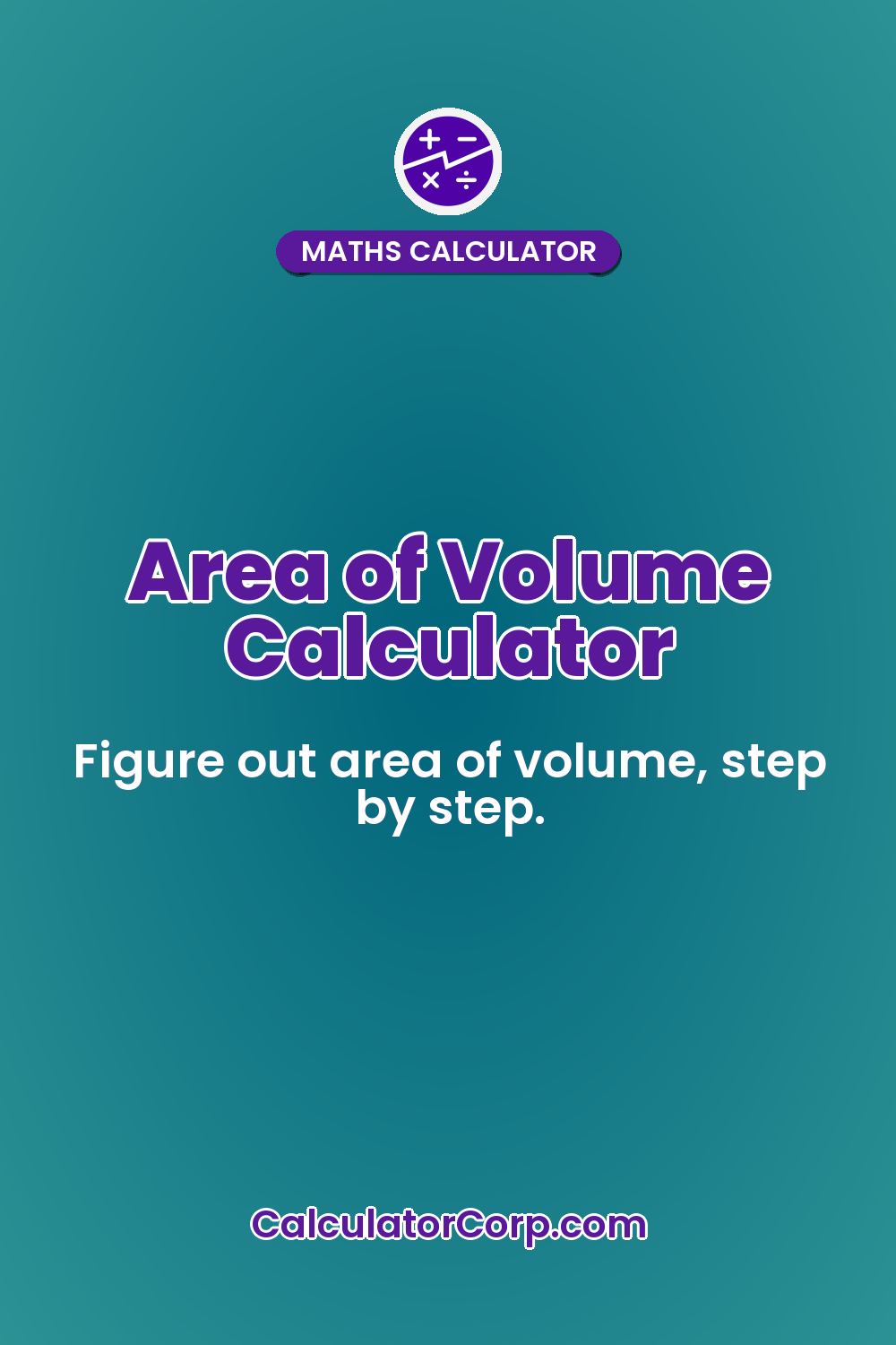Area of Volume Calculator