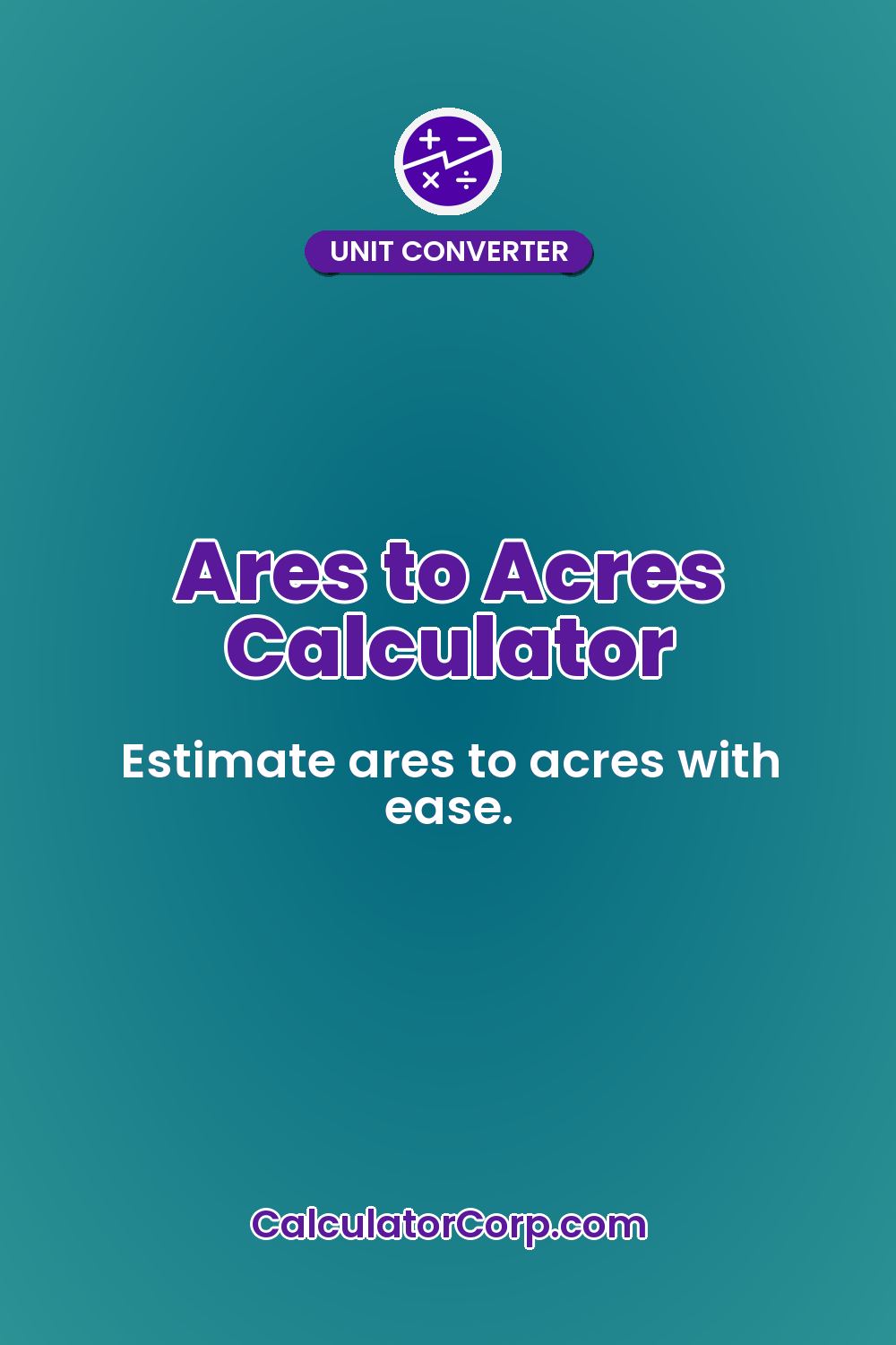 Ares to Acres Calculator
