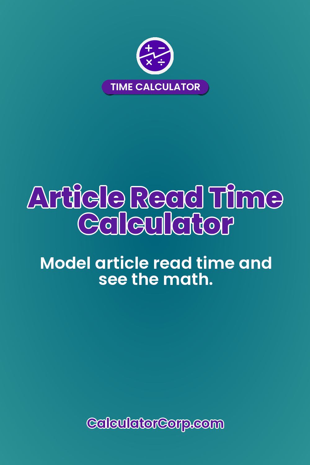 Article Read Time Calculator