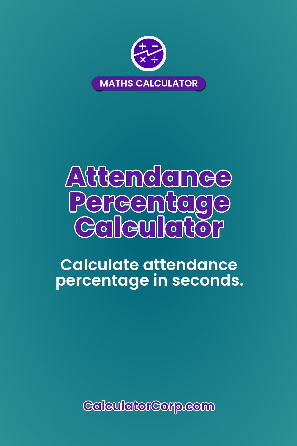 Attendance Percentage Calculator