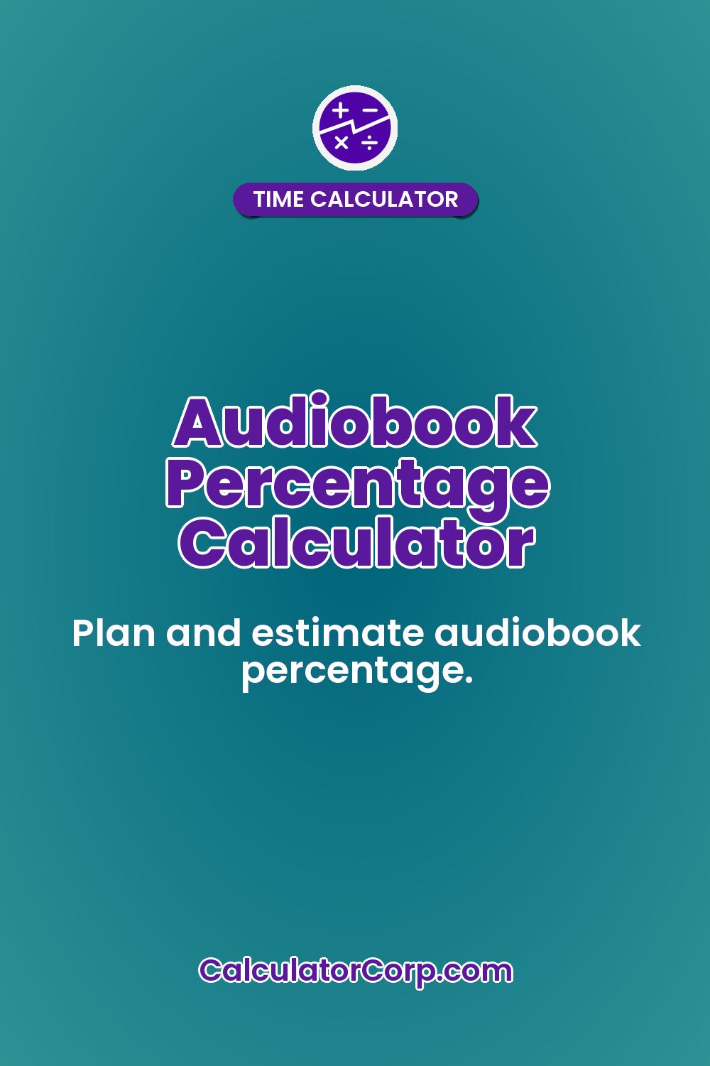 Audiobook Percentage Calculator