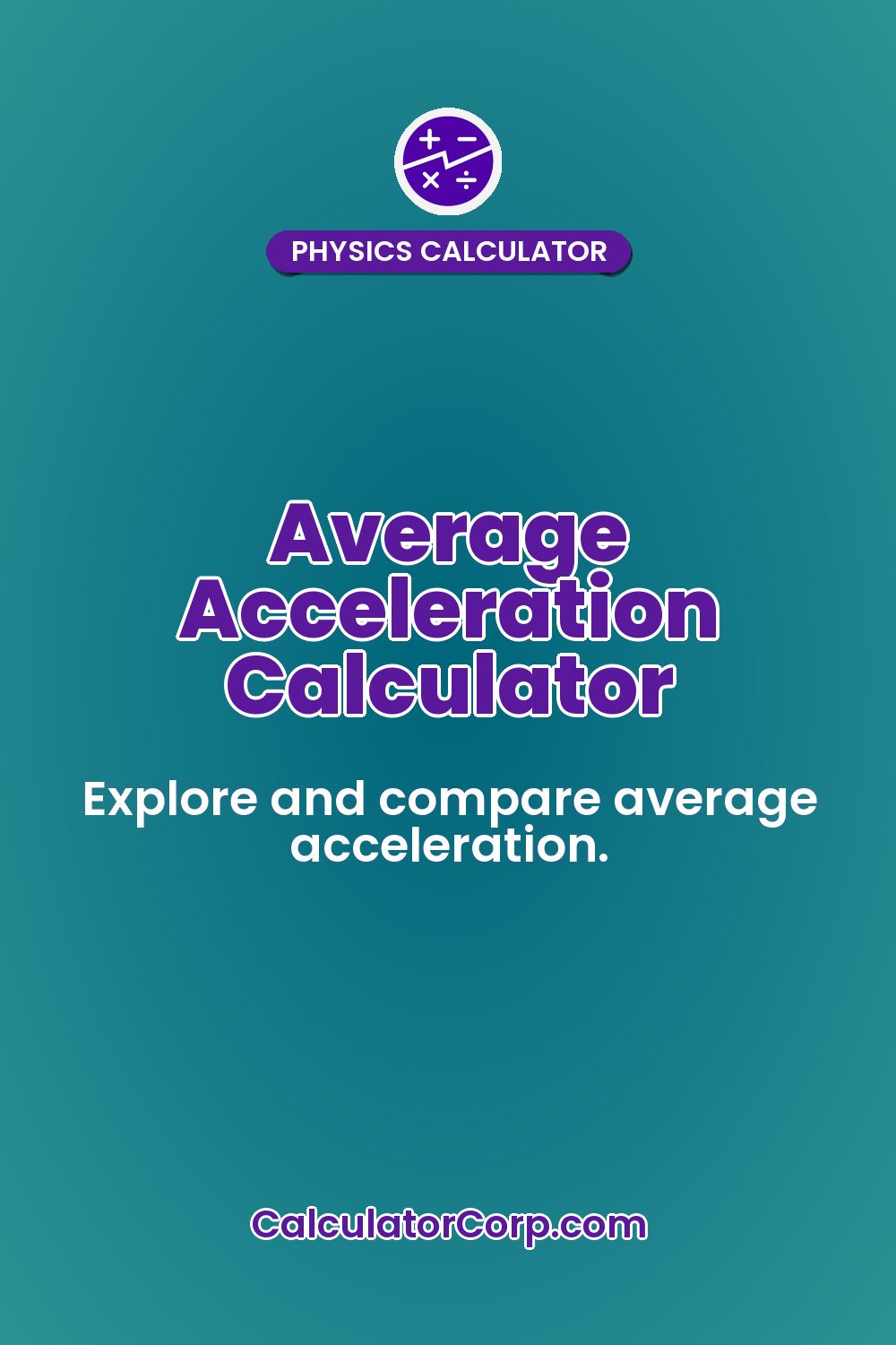 Average Acceleration Calculator