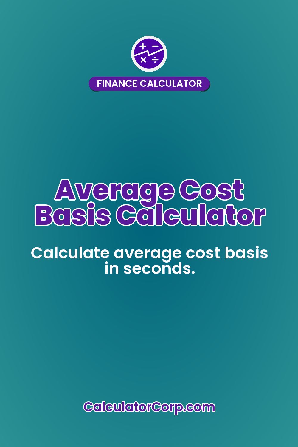Average Cost Basis Calculator