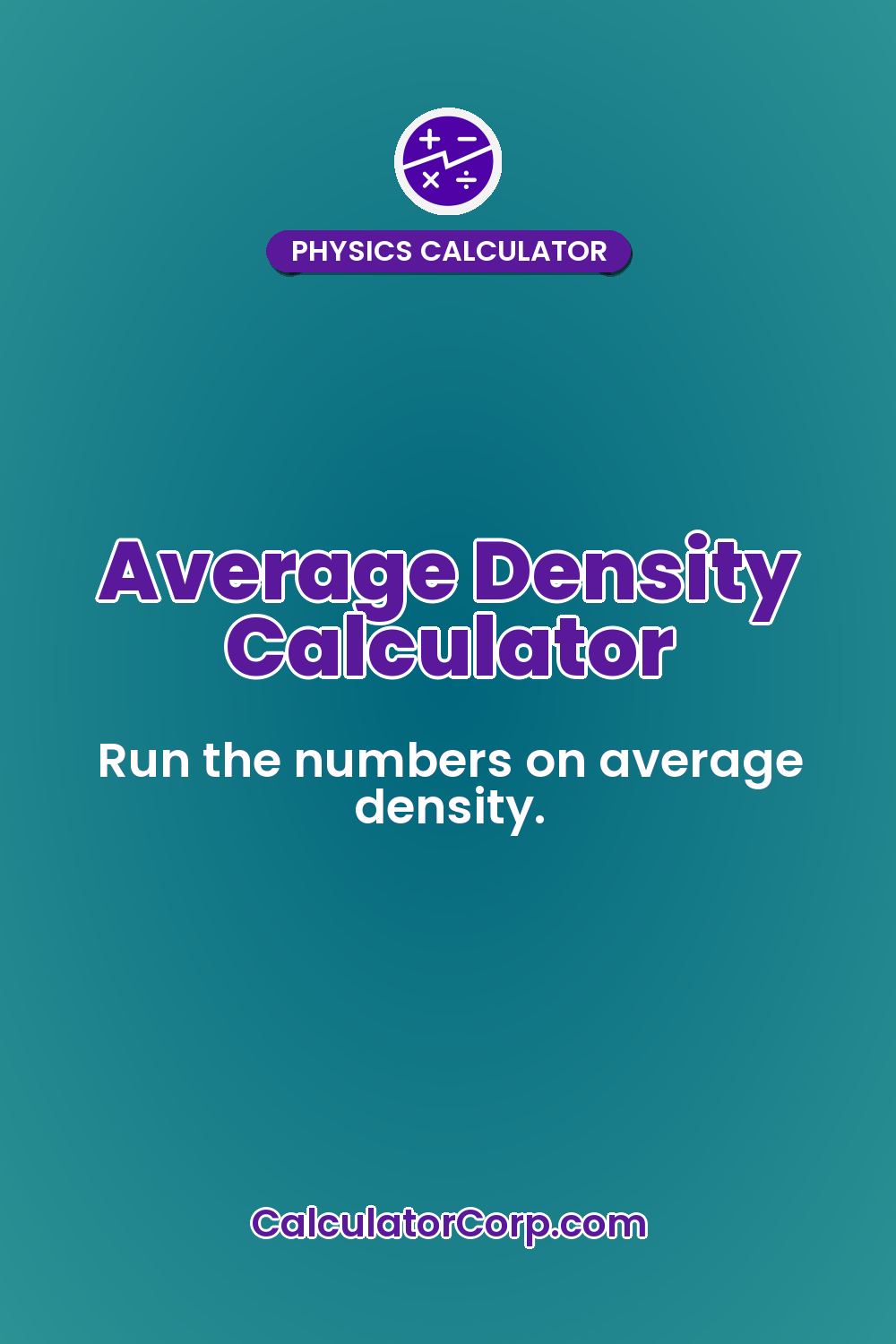 Average Density Calculator