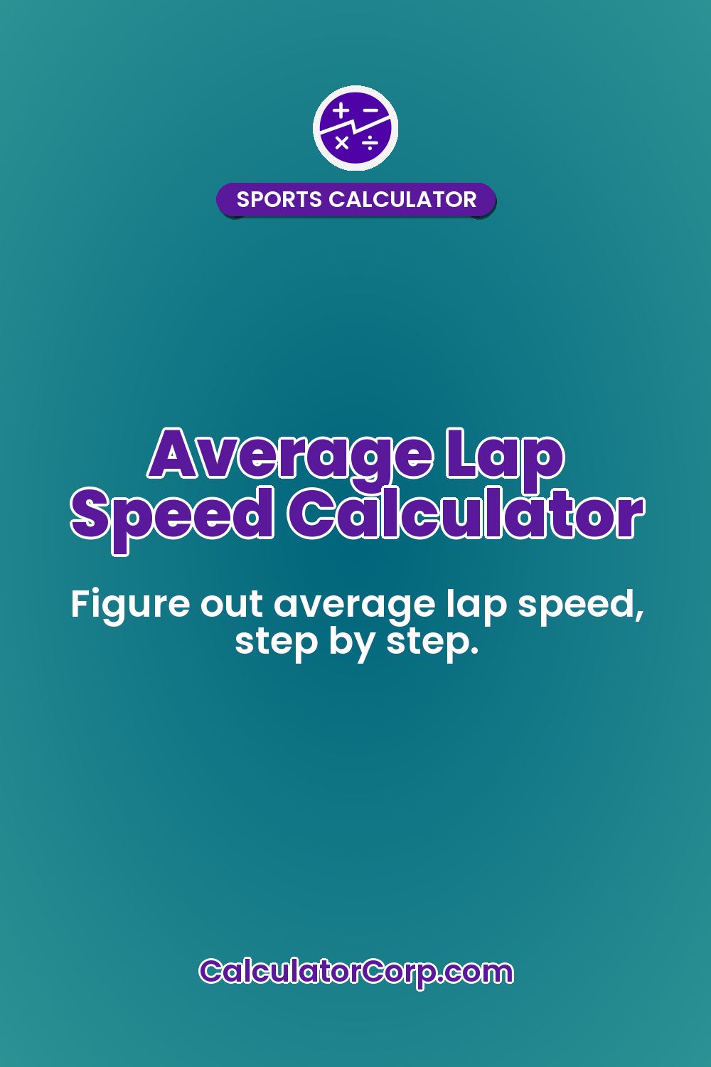 Average Lap Speed Calculator