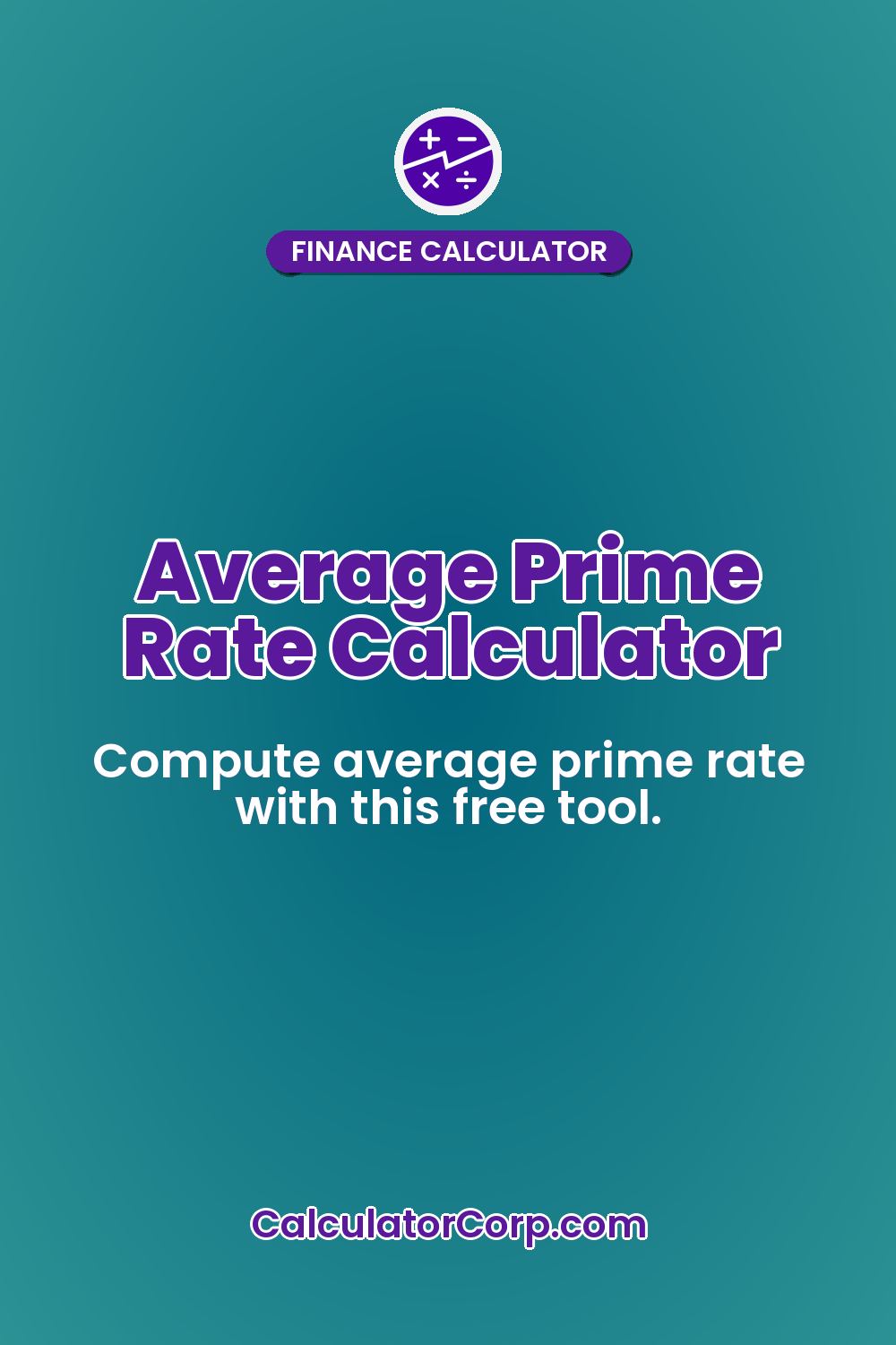 Average Prime Rate Calculator