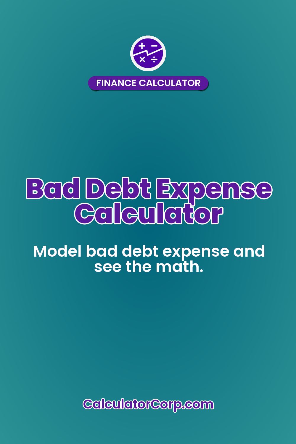 Bad Debt Expense Calculator