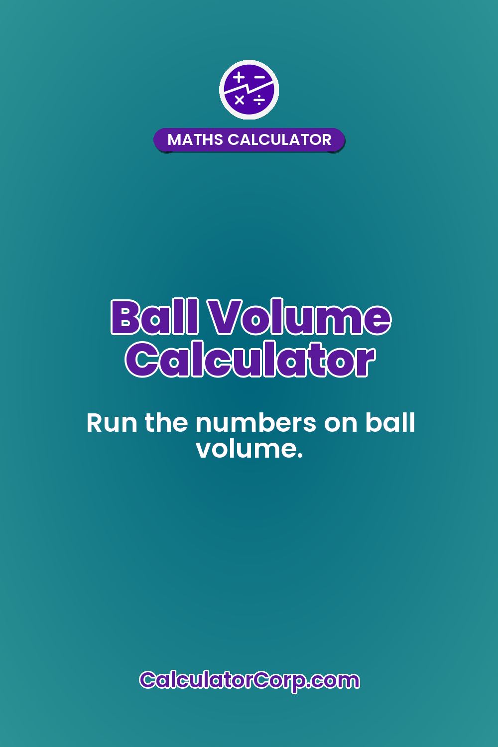 Ball Volume Calculator