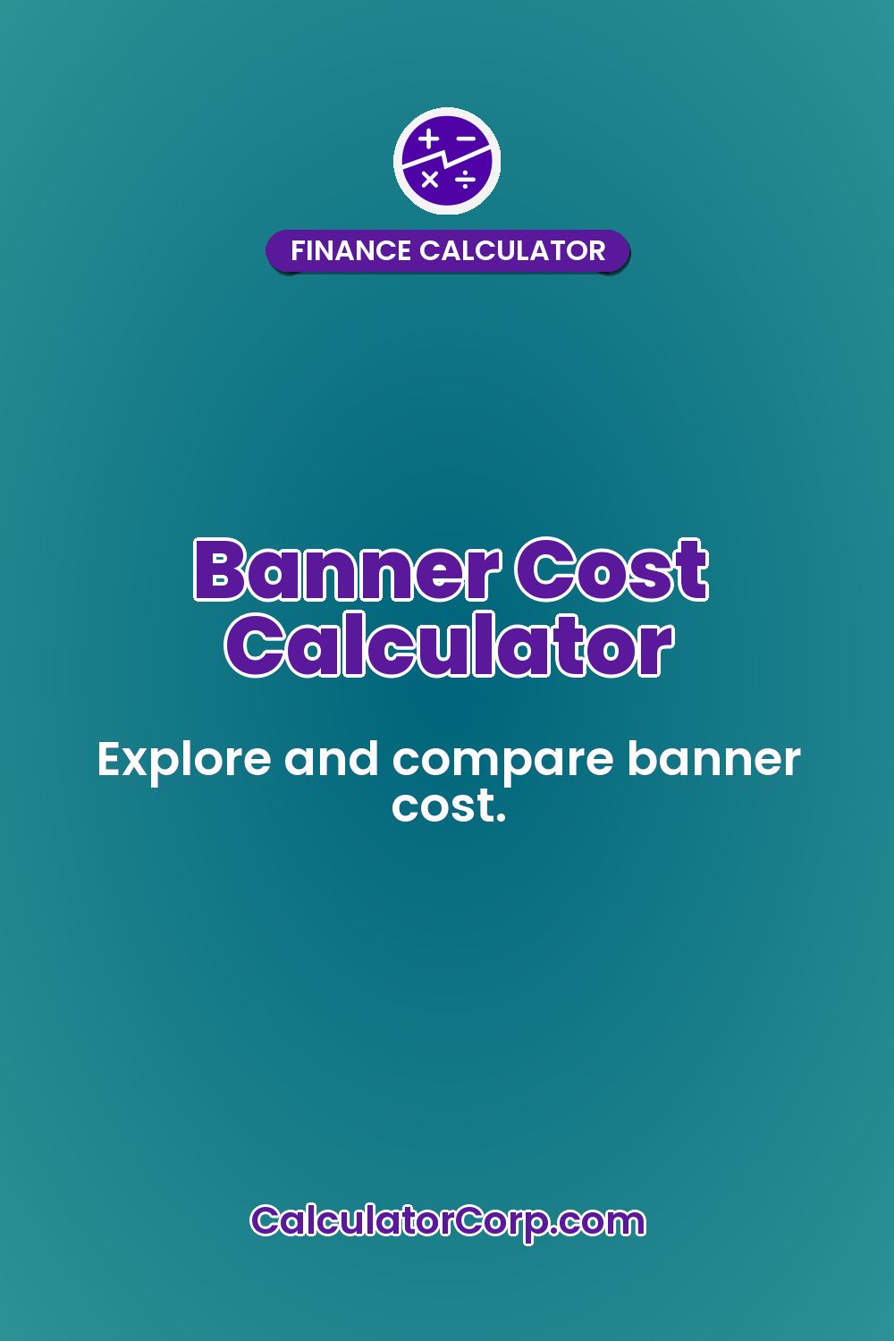 Banner Cost Calculator