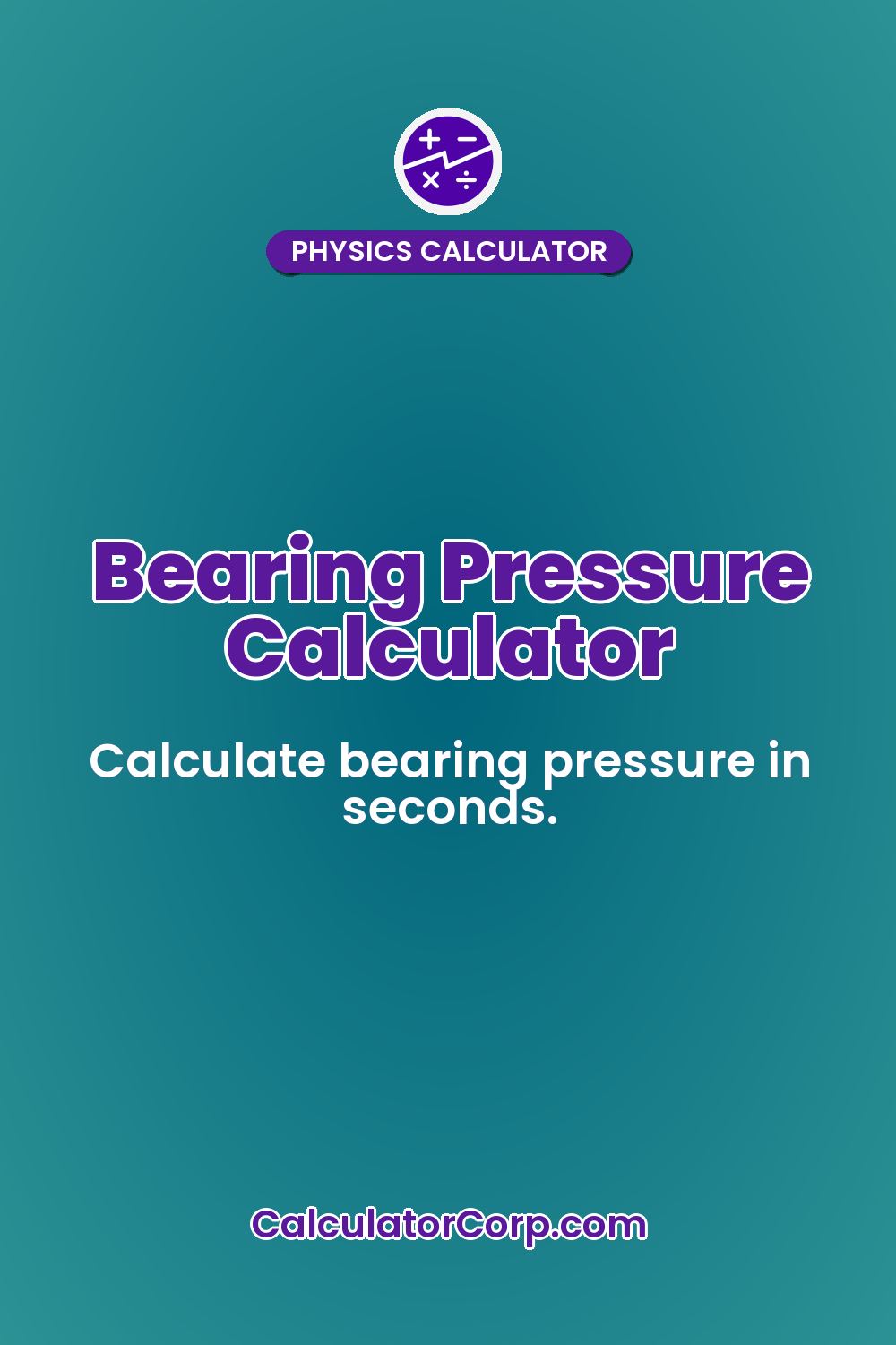 Bearing Pressure Calculator
