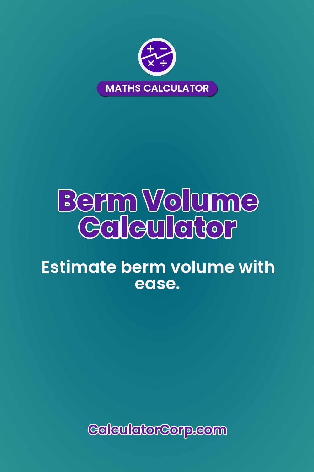 Berm Volume Calculator