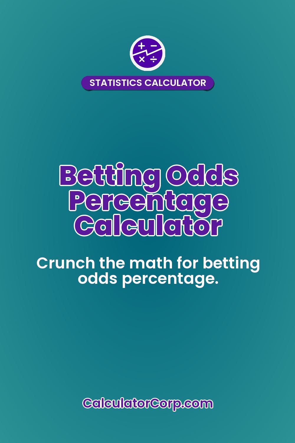 Betting Odds Percentage Calculator