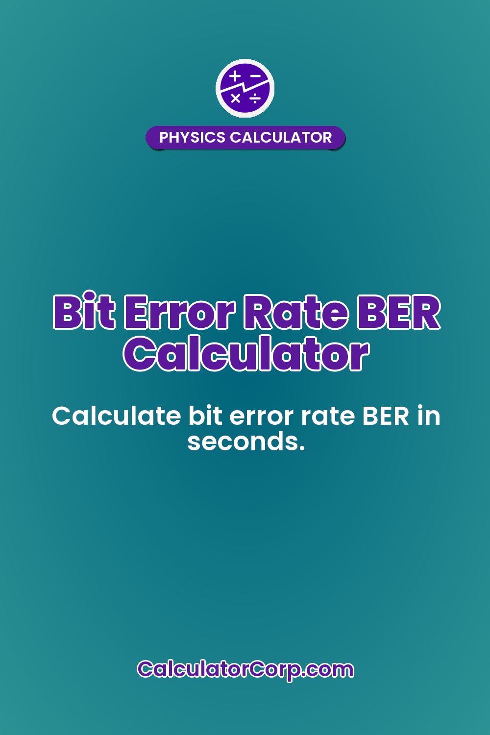 Bit Error Rate BER Calculator